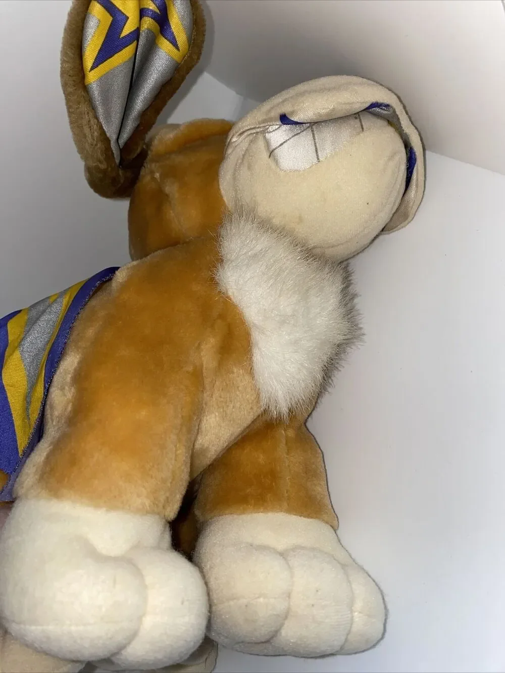 Vintage 1991 Tonka Pooch Patrol Puppy Dog Plush Stuffed Animal Toy w/ Cape 90s